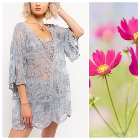 Noelle Layering Vintage Lace Tunic - Picture 3 of 10